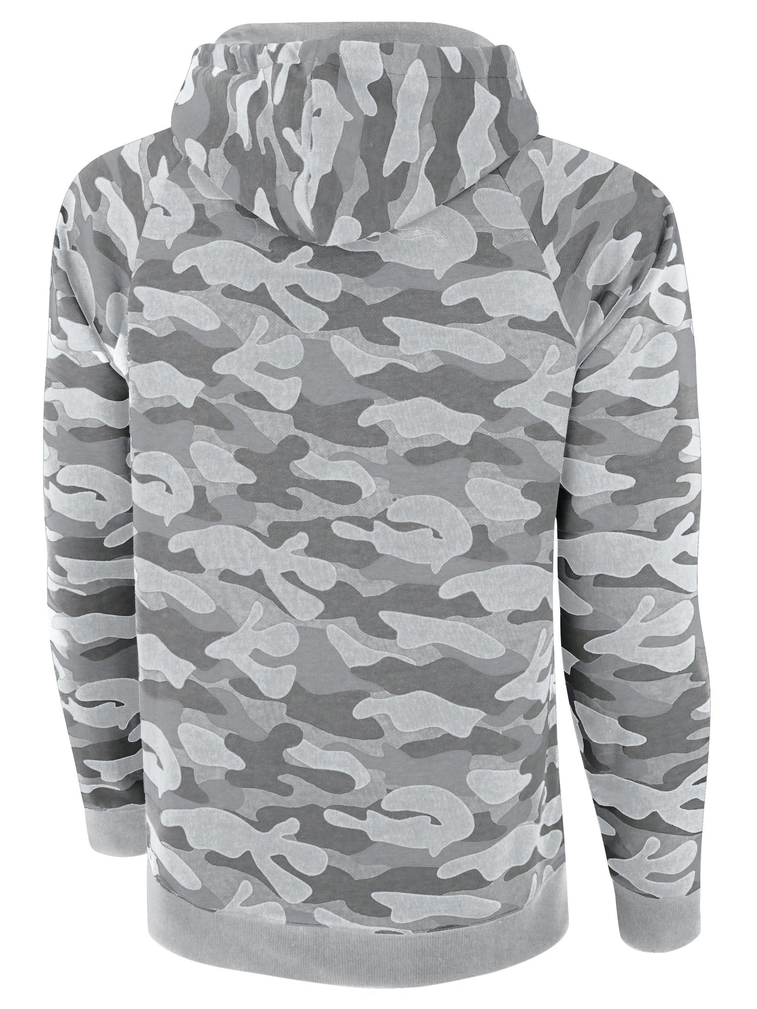 Lifestyle French Terry Camo Print Hoodie AGA-3455HP-FT